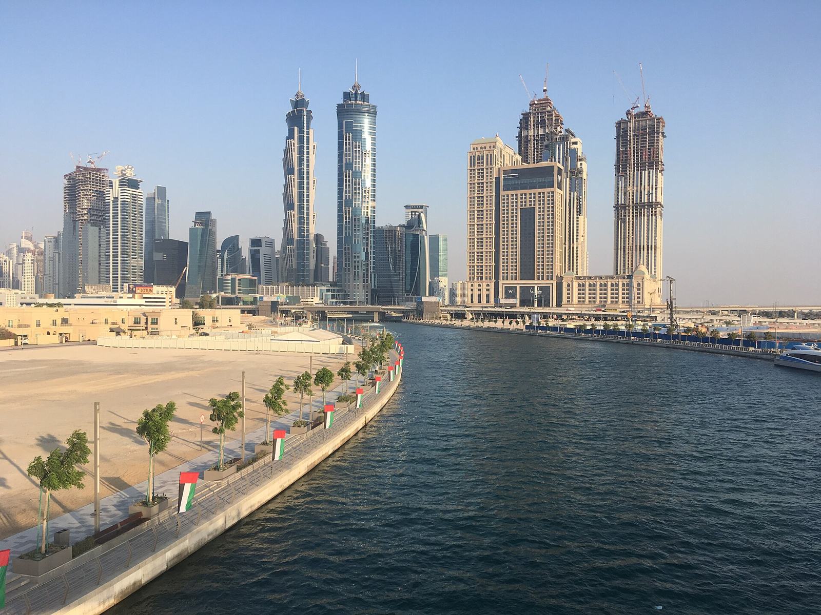 Dubai Water Canal and Business Bay towers