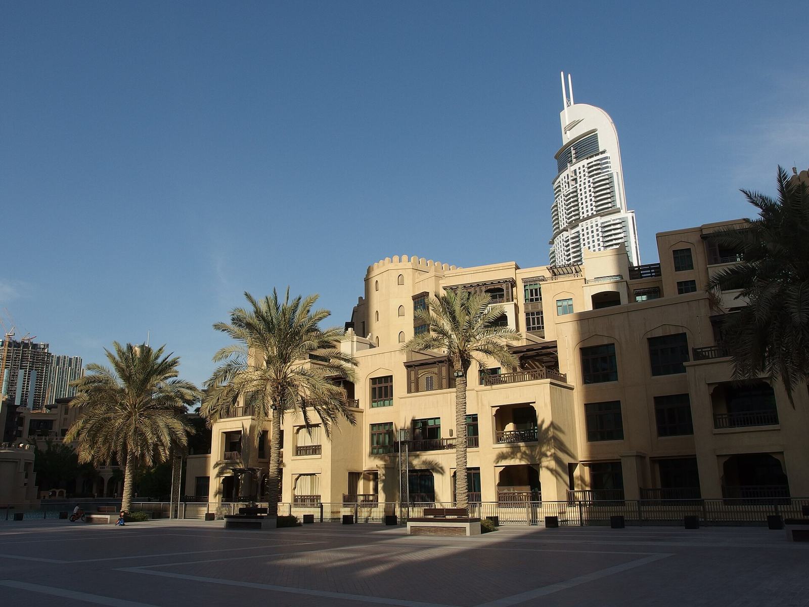 Downtown Dubai low-rise quarter