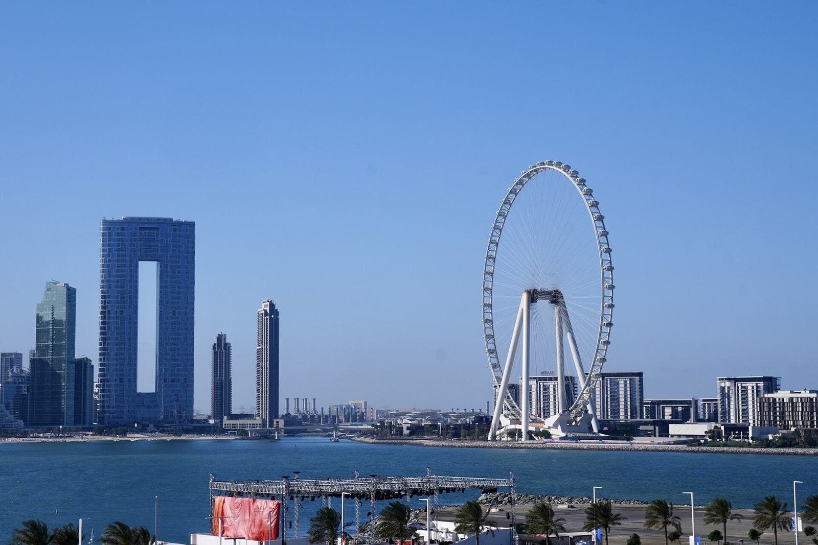 Bluewaters Island and Ain Dubai